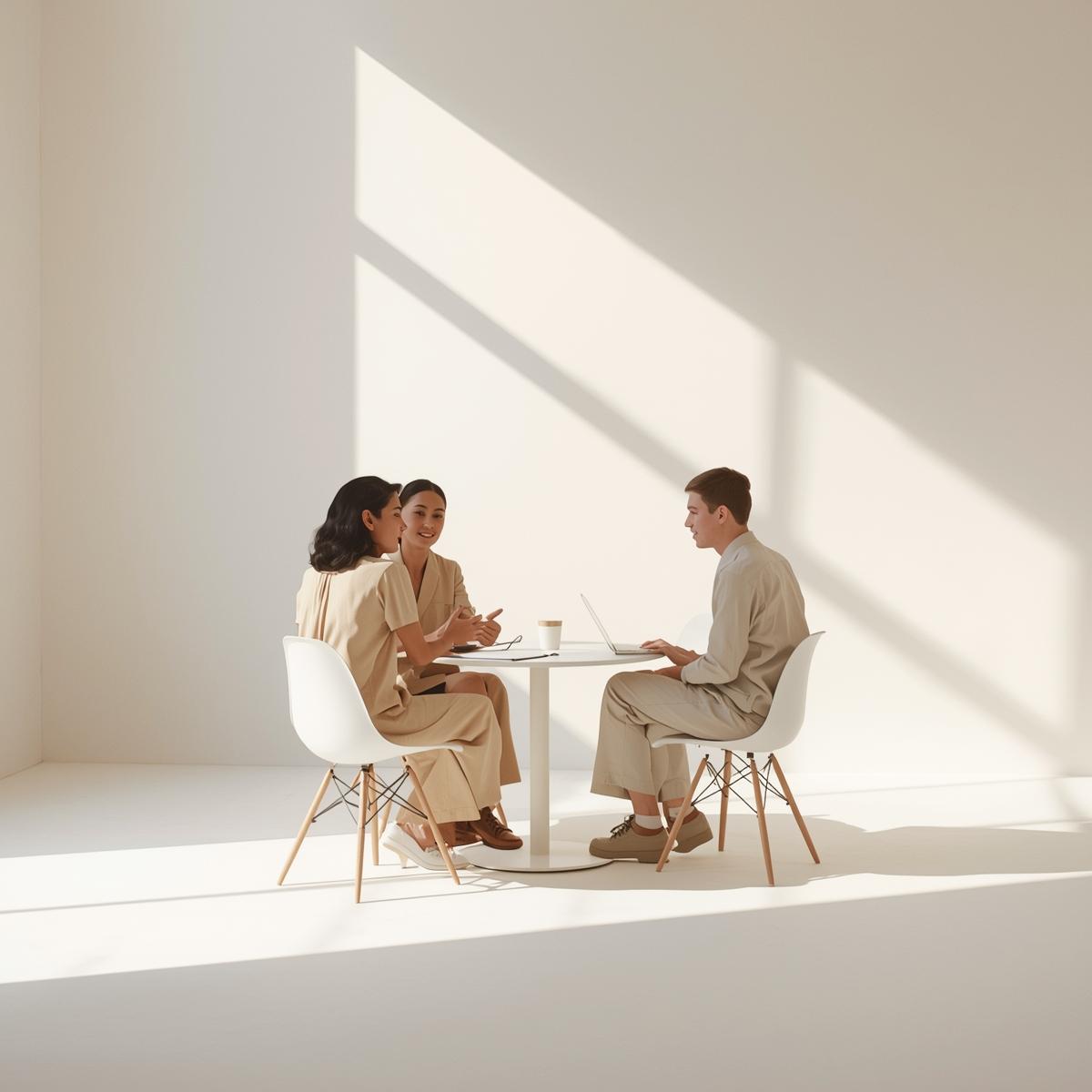 Interactive emotional intelligence training session with diverse participants